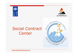 Social Contract Center - EESC European Economic and Social