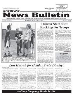 Last Hurrah for Holiday Train Display? Hebron Staff Stuff Stockings