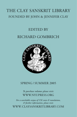 file - Clay Sanskrit Library