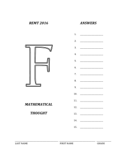 mathematical thought