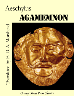Agamemnon by Aeschylus