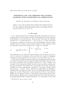 Mathematical Research Letters 12, 531&ndash;542 (2005) SEMICIRCLE