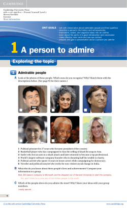 1A person to admire - Assets
