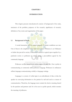 CHAPTER I INTRODUCTION This chapter presents introduction.It