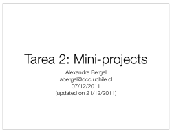 Tarea 2: Mini-projects - U