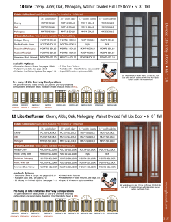 Divided Lite Entry Doors &bull; 68&rdquo; Tall