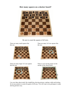 How many squares on a checker board