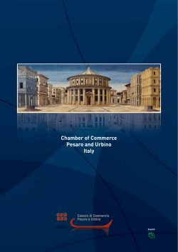 Chamber of Commerce Pesaro and Urbino italy