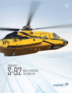 S-92 Multi-Mission Helicopter