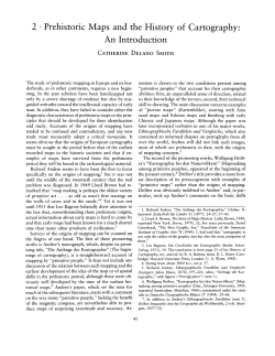 The History of Cartography, Volume 1