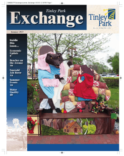 Inside this issue&hellip; - Village of Tinley Park