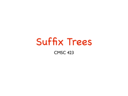 Suffix Trees