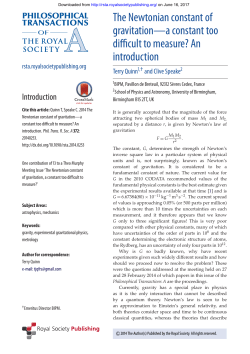 The Newtonian constant of gravitation&mdash;a constant too difficult to