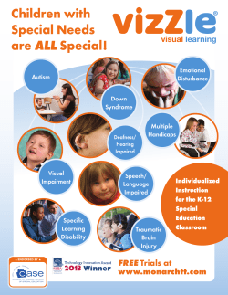 Children with Special Needs are ALL Special!