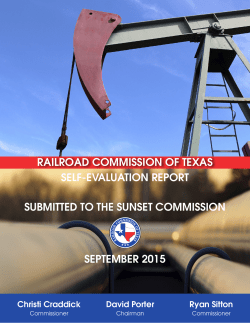 RAILROAD COMMISSION OF TEXAS SELF