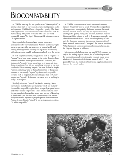 BIOCOMPATABILITY