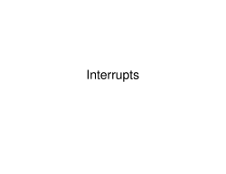 Interrupts - CENG METU