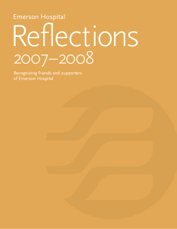 This issue of - Emerson Hospital