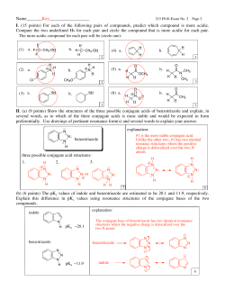 For each of the following pairs of compounds, predict which