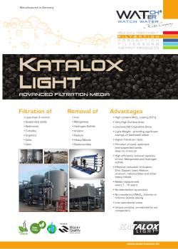 KATALOX-LIGHT General Brochure