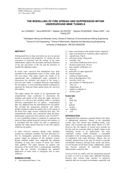 the modelling of fire spread and suppression within