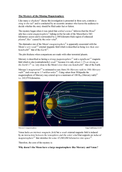 The Mystery of the Missing Magnetosphere Like many a whodunit