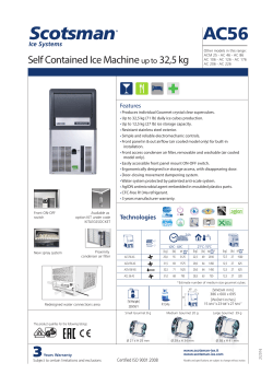 Self Contained Ice Machine up to 32,5 kg