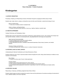 Kindergarten - The Music Stand Foundation