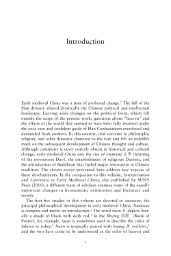 Philosophy and Religion in Early Medieval China