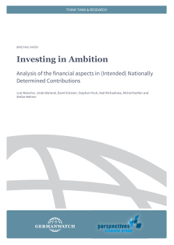 Investing in Ambition