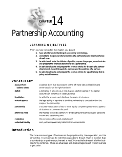Partnership Accounting