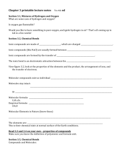 Chapter 3 printable lecture notes Tro 4th ed