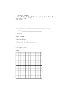 5b Practice Problems 1. Given f(x) = 2x3-2x2