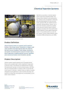 Chemical Injection Systems