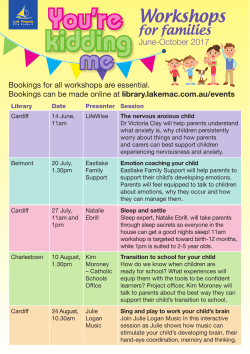 You`re Kidding Me program - Lake Macquarie City Council