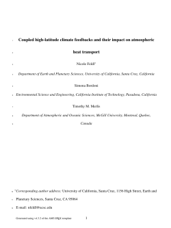 Coupled high-latitude climate feedbacks and their