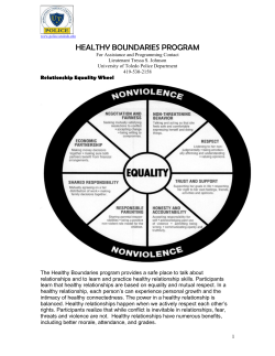 healthy boundaries program