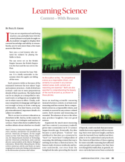 Learning Science - American Federation of Teachers