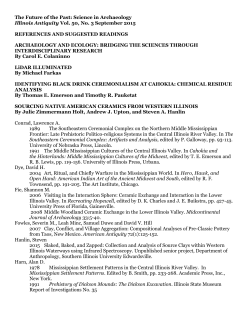 The Future of the Past: Science in Archaeology Illinois Antiquity Vol