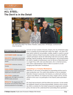 ACL STEEL: The Devil is in the Detail