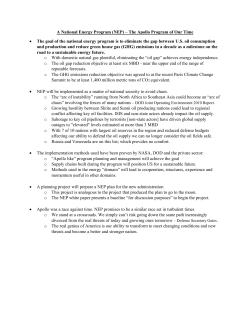 A National Energy Program (NEP) &ndash; The Apollo Program of Our