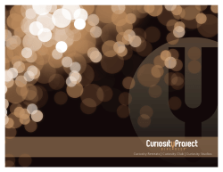 Curiosity Project eBrochure