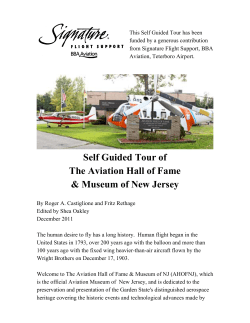 Self Guided Tour of The Aviation Hall of Fame