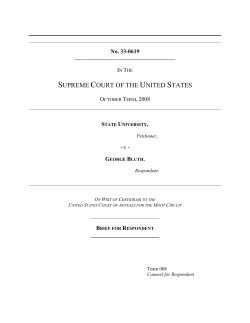 supreme court of the united states - American University Washington
