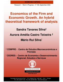 Economics of the Firm and Economic Growth. An hybrid theoretical
