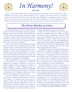 In Harmony July 2016 - Harmonics International