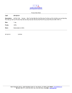 ACTH(1-39), Human [Ser-Tyr-Ser-Met-Glu-His-Phe-Arg-Trp-Gly