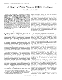 A study of phase noise in CMOS oscillators
