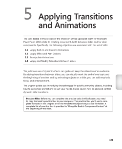 5 Applying Transitions and Animations - LABTECH e
