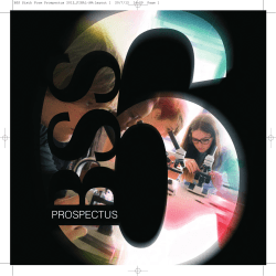 Sixth Form Prospectus - Bishop Stopford School